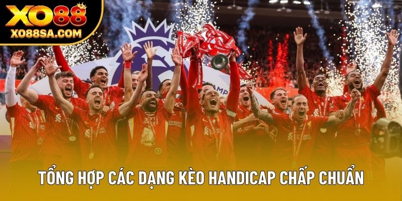 Tổng hợp các dạng kèo Handicap chấp chuẩn